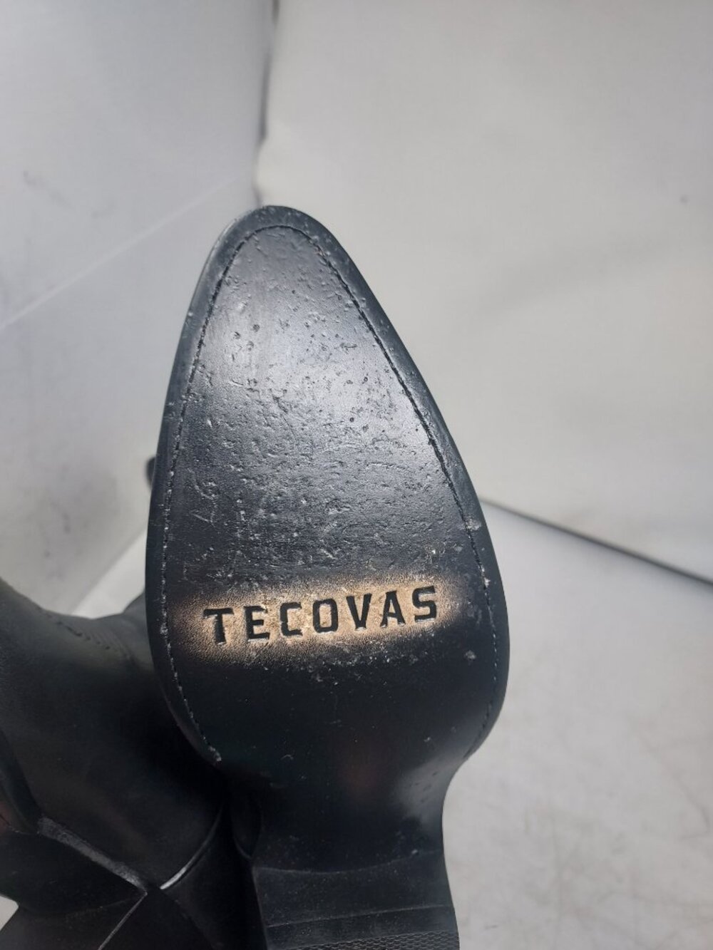 Tecovas WOMENS Black Midnight The Abby Cowboy Tall Boot - Picture 6 of 10